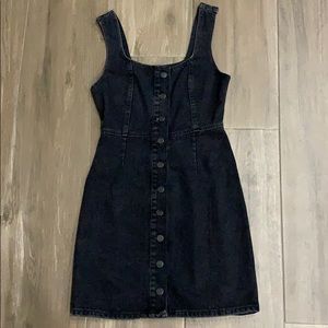 Urban outfitters black denim dress